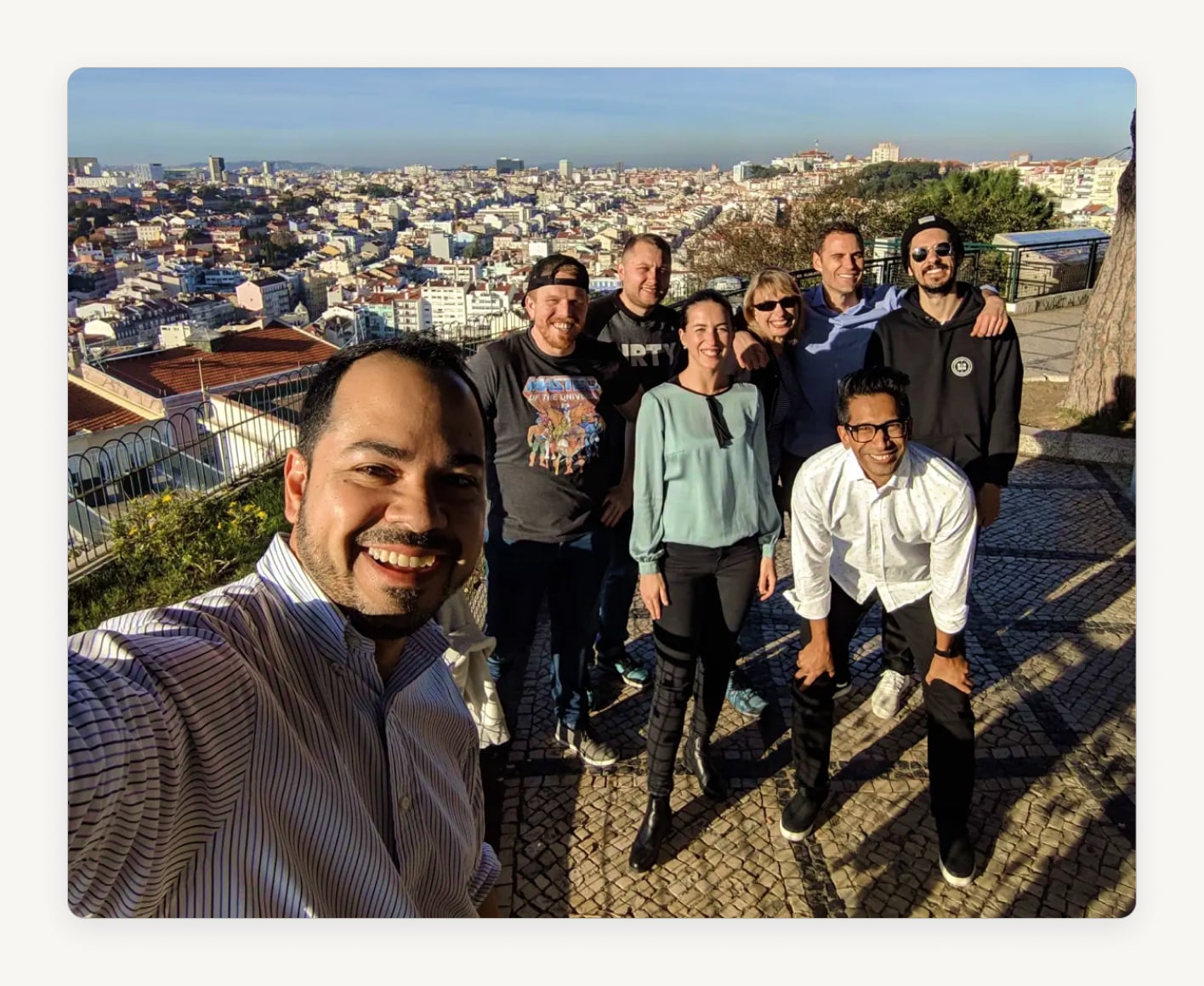 SellerCrowd’s team photo from our offsite in Lisbon in 2018